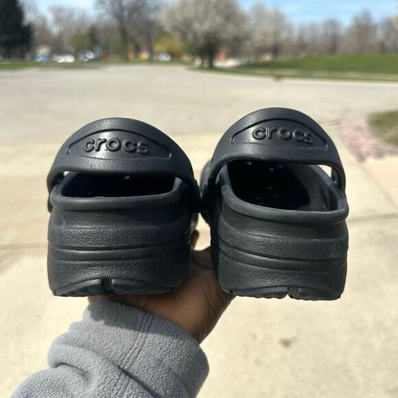 Crocs Unisex Classic Clogs Size M 6 W 8 Black Sandals - Picture 11 of 13